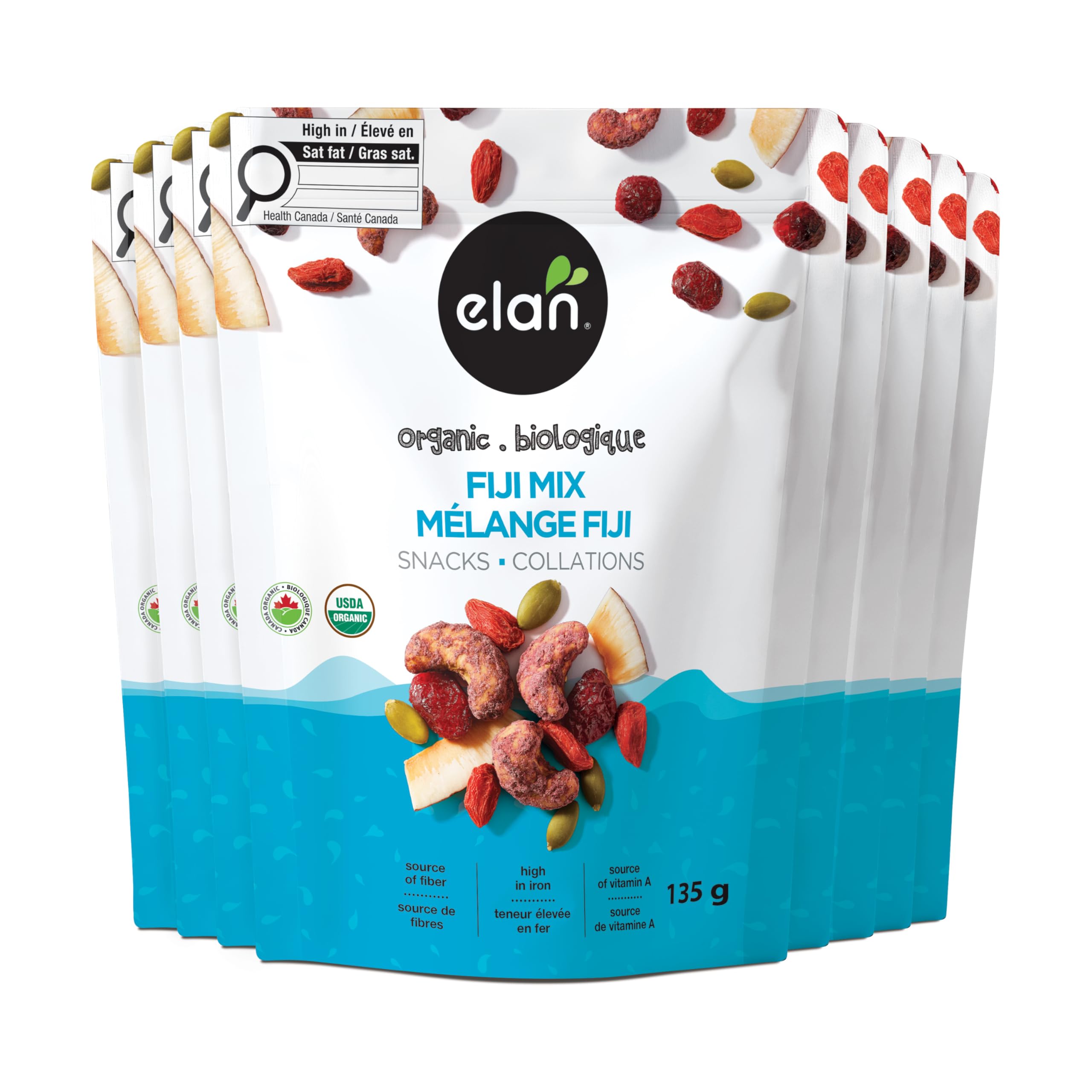 Elan Organic Fiji Mix Dried Fruits Nuts Seeds